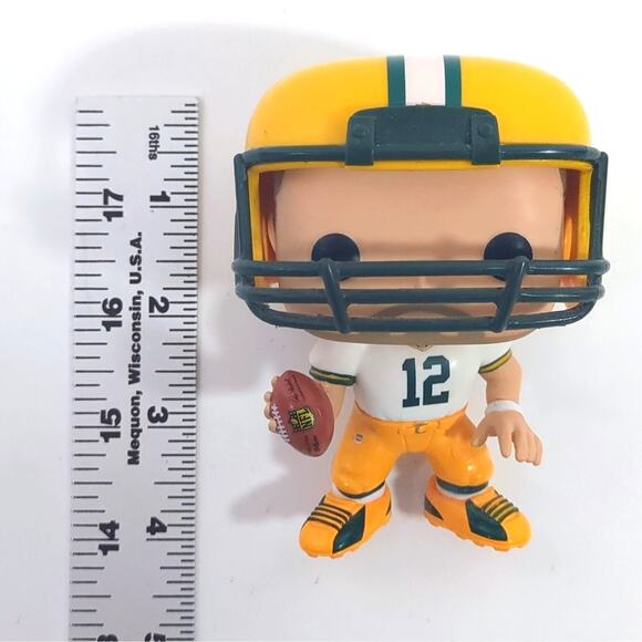 Funko Pop! NFL Green Bay Packers Aaron Rodgers #12 With Helmet Unboxed #10 - Picture 5 of 5